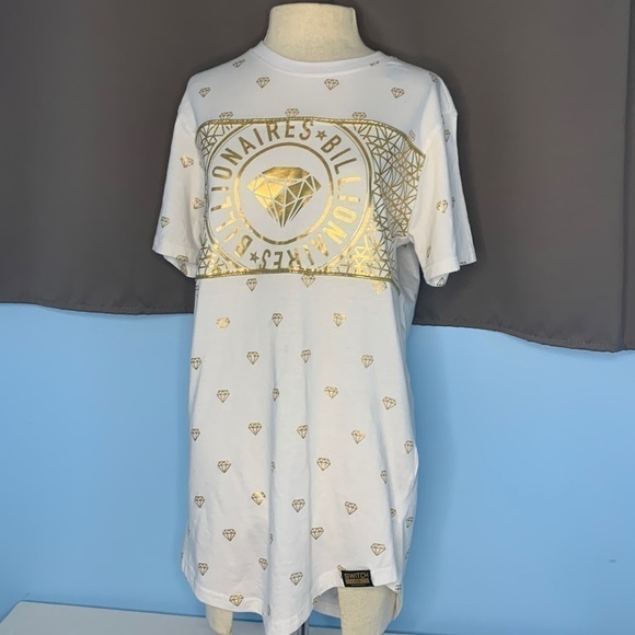 Switch remarkable DIMOND BILLIONAIRES COTTON TEE - Picture 1 of 7